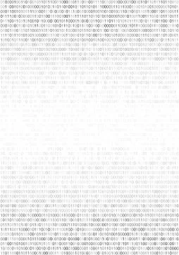 Binary Code Background Stock Illustration
