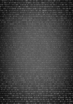 Binary Code Background 스톡 일러스트