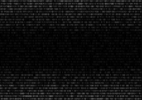 Binary Code Background Stock Illustration