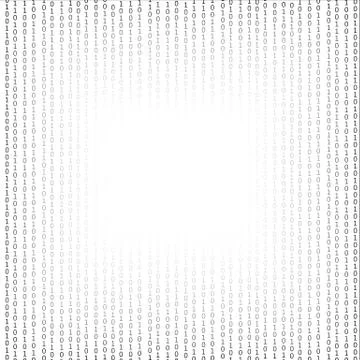 Binary Code Background. Stock Illustration