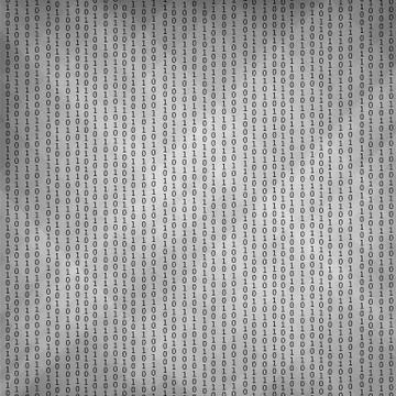 Binary Code Background. Stock Illustration
