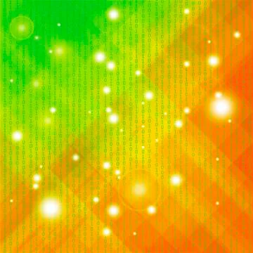 Binary Code Background. Stock Illustration