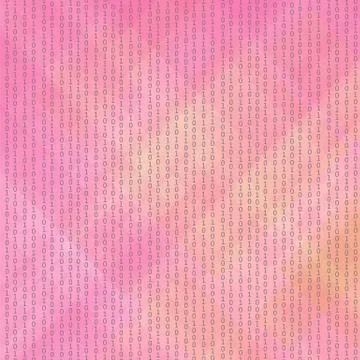 Binary Code Background. Stock Illustration