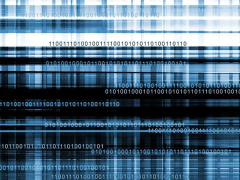 Binary code background Stock Illustration