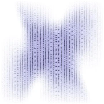 Binary Code Background Stock Illustration