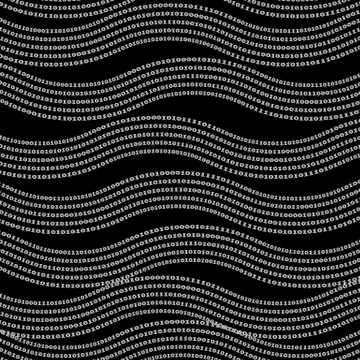 Binary Code Background. 스톡 일러스트