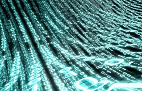 Binary code background Stock Illustration