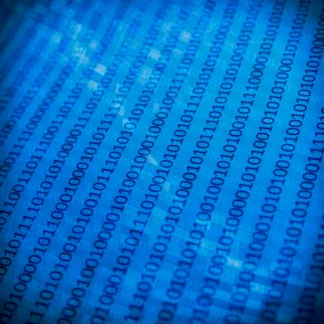 Binary Code Background Stock Illustration