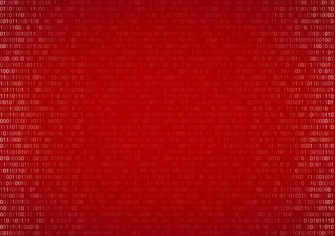 Binary Code Background Stock Illustration