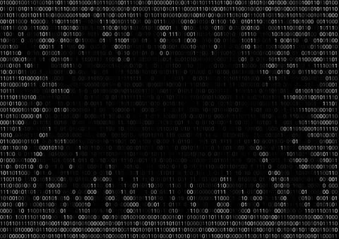 Binary Code Background 스톡 일러스트