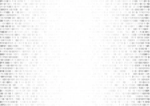 Binary Code Background Stock Illustration