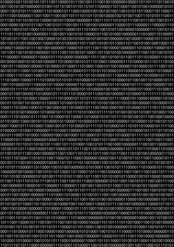Binary Code Background Stock Illustration