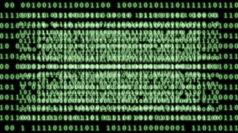Binary code background loop. Stock Footage 25903989