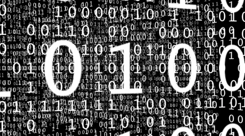 Binary code background loop. Stock Footage 36454729