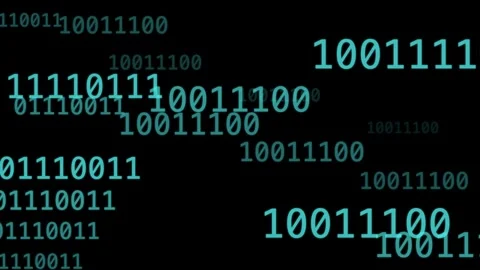 Binary Code Background Loop Stock Footage 326221589