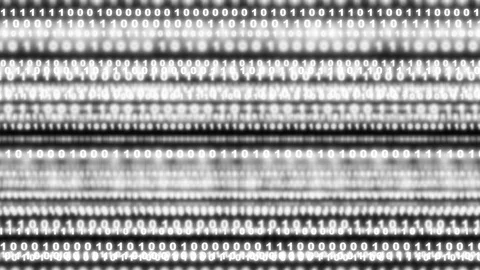 Binary code background with a moving camera. Stock Footage 98877589