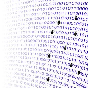 Binary Code Background. Numbers Concept Binary Code Background. Numbers Co... 写真素材