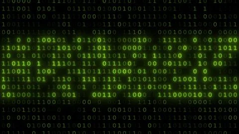 Binary code, background from ones and zeros イラスト素材