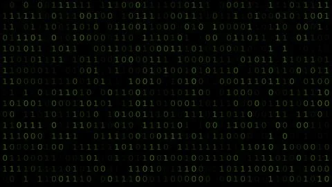 Binary code, background from ones and zeros 스톡 일러스트
