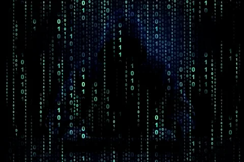 Binary code background 스톡 사진