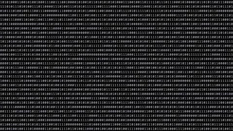 Binary Code Background Representing Artificial Intelligence And Digital Systems Stock Footage 337038118