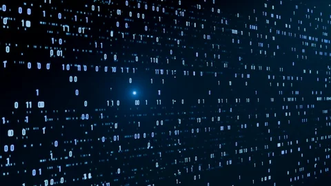 Binary code, big data, abstract digital data. Stock Footage 296831254