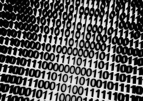 Binary code a binary code with one and zero Copyright: xZoonar.com/JonasxW... 스톡 사진