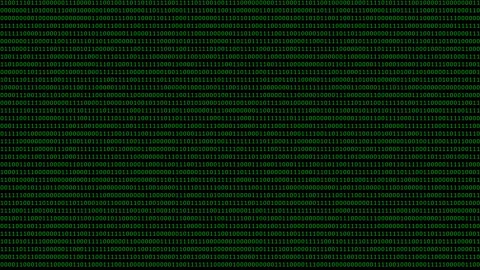 Binary code black and green animation Stock Footage 106131398