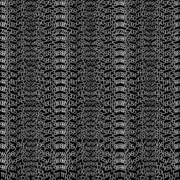 Binary code black and white background with digits on screen. Algorithm binary Stock Illustration