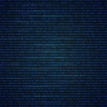 Binary code bright blue background. Programming code. Dark net concept. Digit Stock Illustration