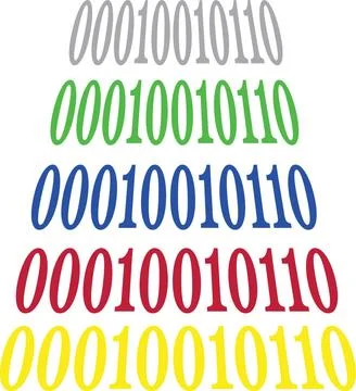 Binary code in color binary code in color going away Copyright: xZoonar.co... 스톡 사진