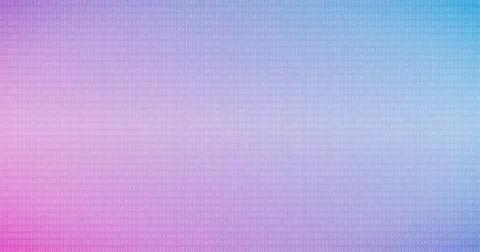 Binary code colorful background with digits one and zero on screen. Format 16:9. Stock Illustration