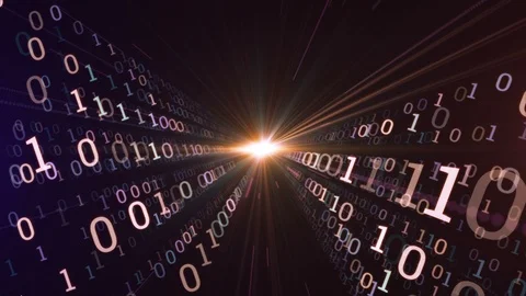 Binary code computer data background Stock-Footage 99006698