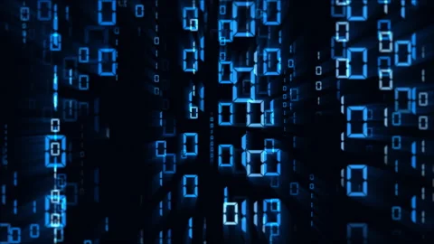 Binary code computer technology background Video stock 279595599