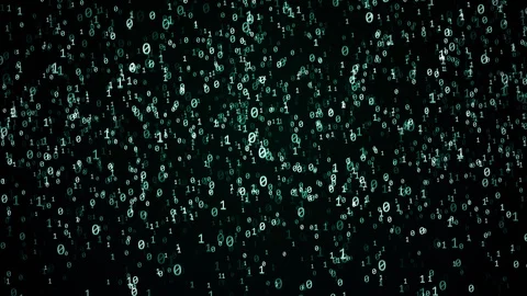 Binary code, computer technology conception Video stock 87212472