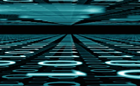 Binary code concept background, 4k Stock Footage 61732009