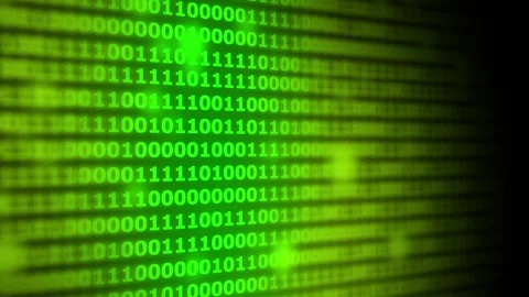 Binary code concept. Binary code in the matrix style in the technological s.. Stock Footage 293484118