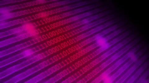 Binary code concept. Binary code in the matrix style in the technological s.. Stock-Footage 293484151