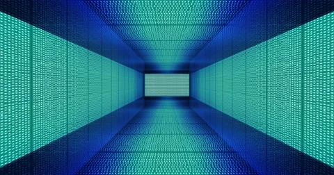 Binary Code Concept Stock Footage 45925356