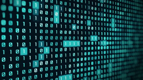 Binary code concept. Stock Footage 279578980