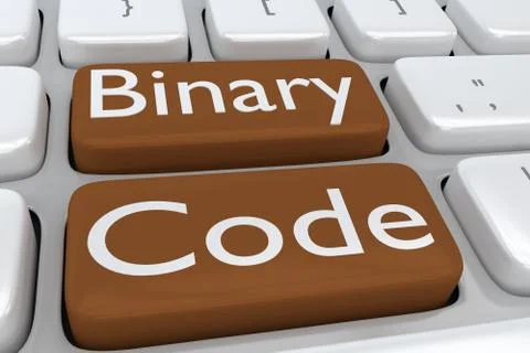 Binary Code concept イラスト素材