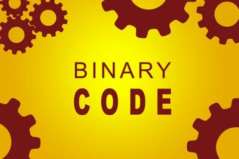 Binary Code concept Stockillustratie