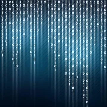 Binary code Conceptual background image with binary code. Safety concept ,... Stock Photos