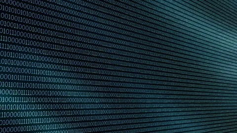 Binary code on dark background 動画素材 97742832