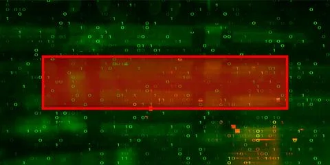 Binary code dark vector background with copy space Stock Illustration