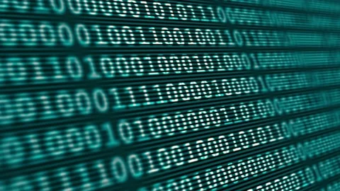 Binary code data Stock Footage 152617736