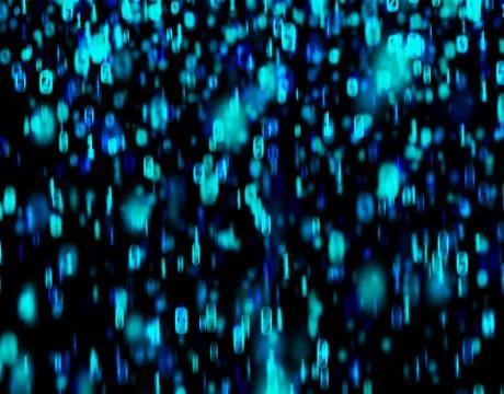 Binary code data technology, network transmission イラスト素材