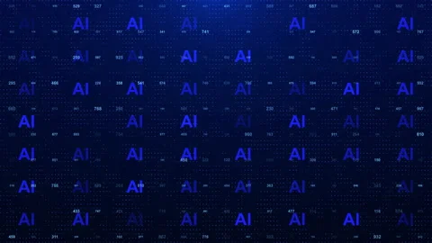 Binary Code Data Transfer, AI, Cloud Computing Stock Footage 339537877