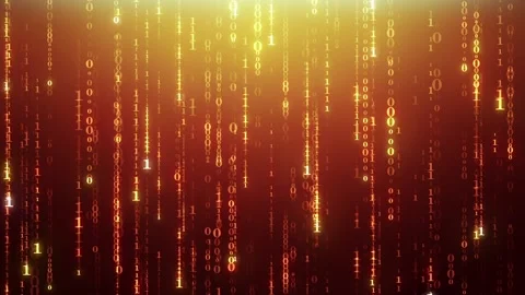 Binary code. Digital dynamic background. Stock Footage 235595593