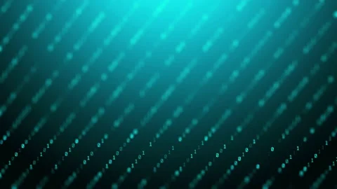 Binary code digital information technology background seamless loop computer Stock Footage 148516250